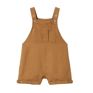 Zara overall romper linen blend size 2-3